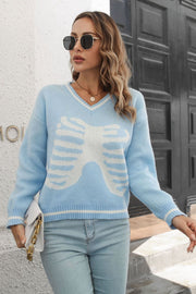 Jack Skeleton Pullover Sweater- 2 Colors