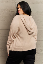 Warm Me Up Hooded Cardigan (S-3X)
