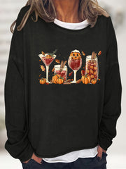 Fall Wine Lovers Sweatshirt- 5 Colors (S-3X)
