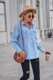 Forever Stunning Denim Top- 2 Colors (S-XL)