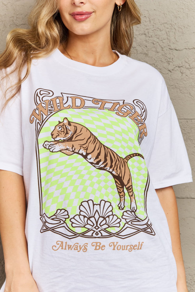 "Wild Tiger" Graphic Tee (S-XL)