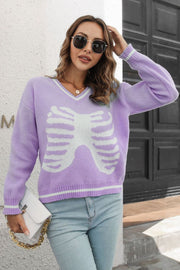 Jack Skeleton Pullover Sweater- 2 Colors