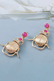 Bug Shape Dangle Earrings
