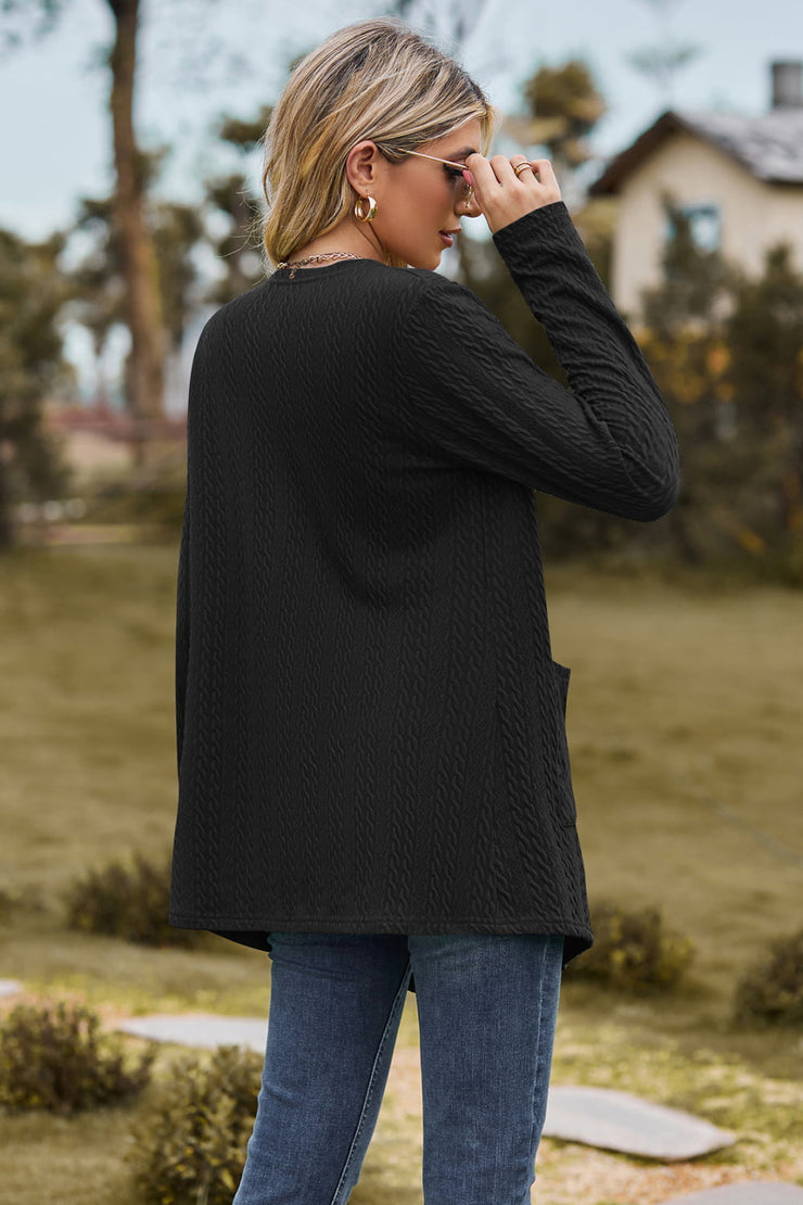 Touch Of Fall Cardigan with Pocket- 5 Colors (S-2X)