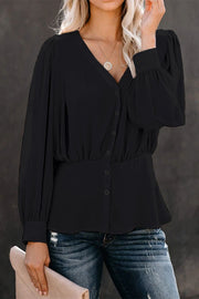 Waited For You Blouse- 2 Colors (S-2X)