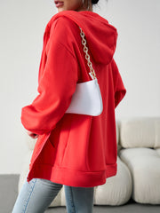 Savor The Feeling Hooded Jacket with Pocket- 4 Colors (S-XL)
