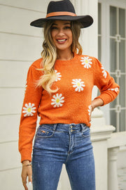 Flower Power Sweater- 6 Colors (S-XL)