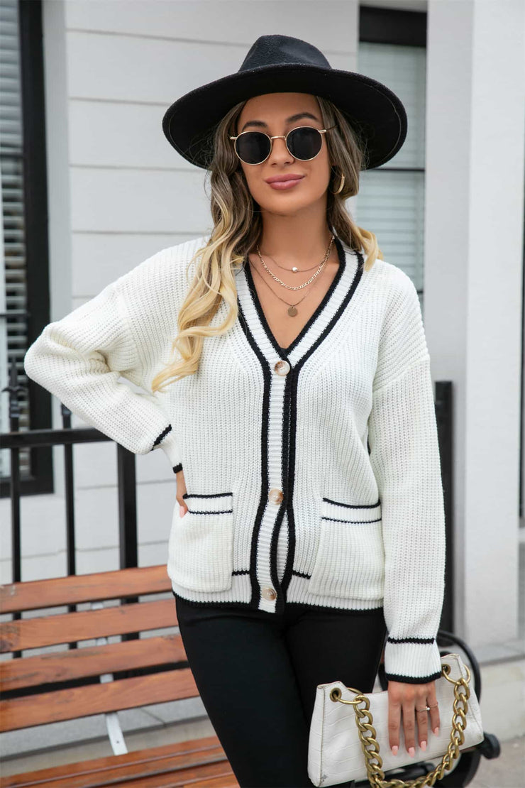 Flirty Allure Cardigan with Pocket- 4 Colors (S-XL)