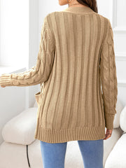 The Lovette Cable-Knit Cardigan- 11 Colors (S-XL)