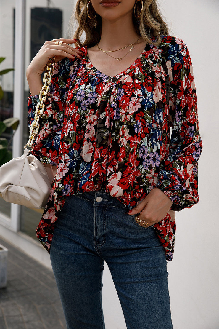 Falling For Florals Blouse (S-XL)