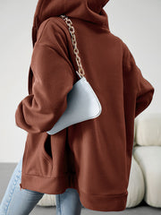 Savor The Feeling Hooded Jacket with Pocket- 4 Colors (S-XL)