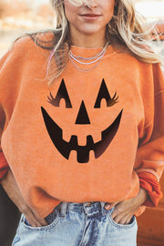 Jack-O'-Lantern Graphic Sweatshirt