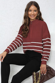 Brag On You Zip-Up Sweater- 5 Colors (One-Size)