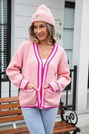 Flirty Allure Cardigan with Pocket- 4 Colors (S-XL)