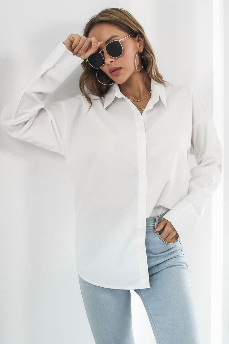 Absolutely Elegant Longline Shirt- 2 Colors (S-XL)