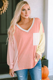 Effortless Radiance Sweatshirt with Pocket (S-XL)