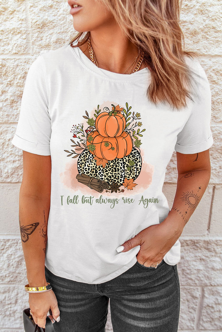 I Fall Pumpkin Graphic Tee (S-2X)